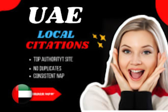 do uae,dubai local citation and directory submission for SEO