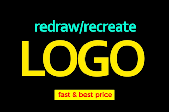 recreate logo redraw it