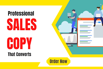 write compelling sales copywriting service to boost sales