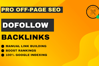 high quality SEO dofollow backlinks to improve website ranking