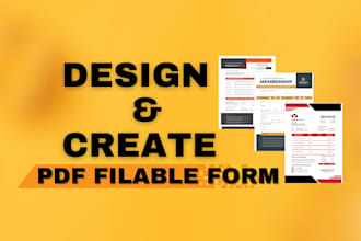 design fillable pdf or create fillable pdf form