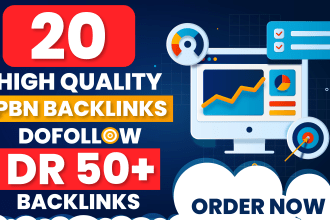 provide seo contexual dofollow backlinks high DR 50