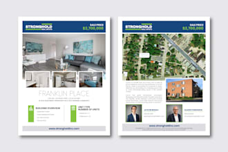 design or redesign real estate flyer