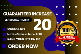 increase semrush authority up to 20