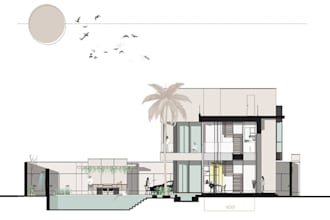 create 2d drawing, floor plan, elevations from your design