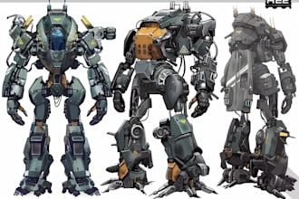 making anime, mecha, pop art ,fan art and original character