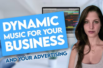 create dynamic music for your advertisement, business film