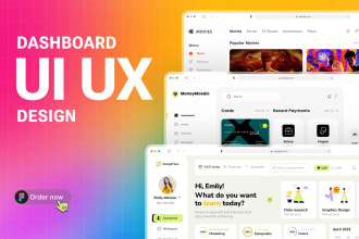 design dashboard UI UX, CRM admin panel, saas uiux, web app design with figma