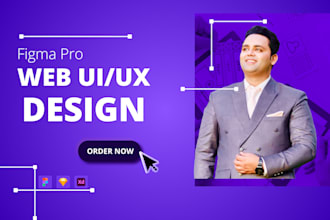do website UI design in figma, web UI UX, figma pro