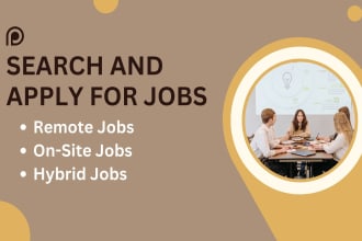 search and apply for remote jobs and onsite jobs and any job application