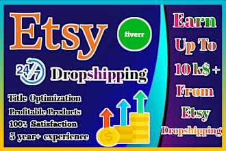 be your etsy drop shipping virtual assistant, etsy SEO listings