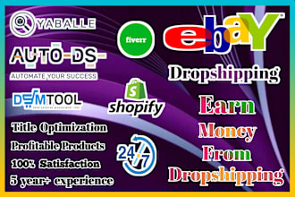 do ebay dropshipping listings via auto ds or yaballe tool