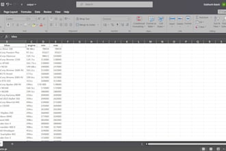 extract data from the web, clean it and put it in an excel