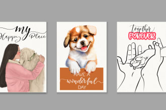 design creative greeting cards for you