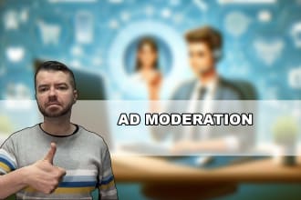 moderate ads advertisments articles posts on website portal blog