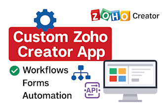build custom zoho creator app solutions for your workflow