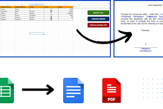 automate google forms to sheets and docs