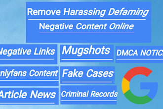 online removal services mugshots onlyfans article news negative links on google
