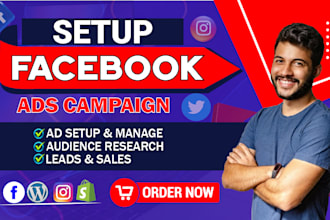be facebook ads campaign manager, run ig ad campaign, marketing for meta leads