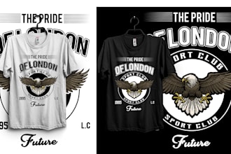 custom typography or t shirt design