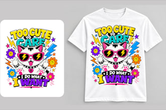 design custom typography t shirt designs