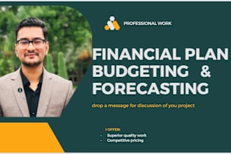 make financial model, forecasts financial statements, do financial analysis