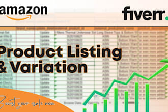 create amazon variation listing or fix amazon listing errors