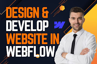 design and develop website using webflow