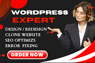 do wordpress, clone copy redesign and duplicate any website page