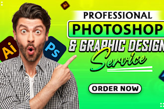 do professional photoshop editing and custom graphic work