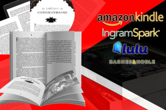 do a book formatting and layout design in 48h