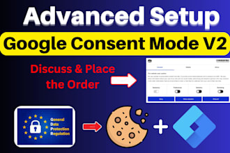 setup cookie consent mode v2, setup cookie banner in GTM, gdpr compliance