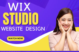 design or redesign a professional wix  website using wix studio