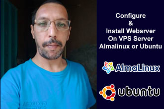 install and configure web server on alma linux