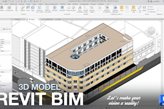 deliver a detailed architectural bim model in revit lod 300