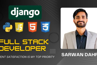 develop websites using HTML, CSS, python, js, and django