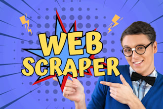 develop a web scraper for web scraping and data extraction