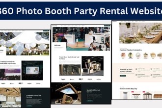 360 photo booth rental,event booking,party rental website with online booking