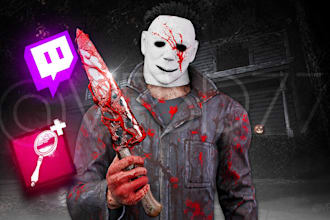 create dead by daylight youtube thumbnails
