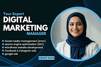 manage digital marketing with wordpress