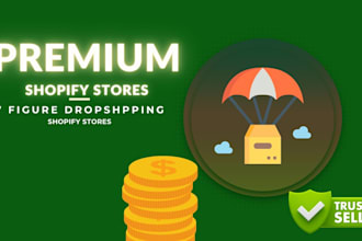 make premium shopify drop shipping store or shopify website