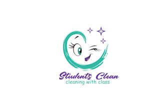 design suitable strange cleaning service logo
