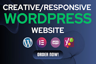build a clean and modern wordpress website for your business