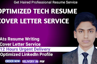 create and upgrade to resume, cover letter and linkedin