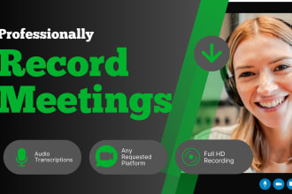 record zoom meetings, webinars, or live streams in full HD