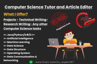 do technical report writing, and proofreading of your computer science articles