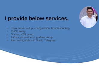 help you in linux server kubernetes docker and any devops related work