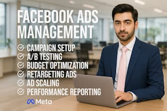 be your facebook and instagram ads expert, fb ads campaigns, meta ads manager