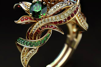 jewelry cad design for 3d printing and rendering