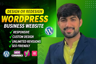 design woocommerce online store and wordpress website